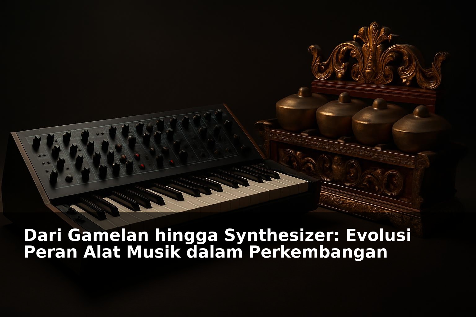 Perkembangan alat musik dari gamelan tradisional ke synthesizer modern